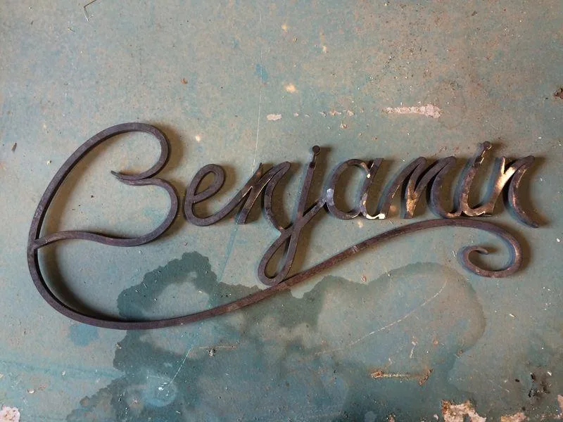 lettrage forgé - Image 11