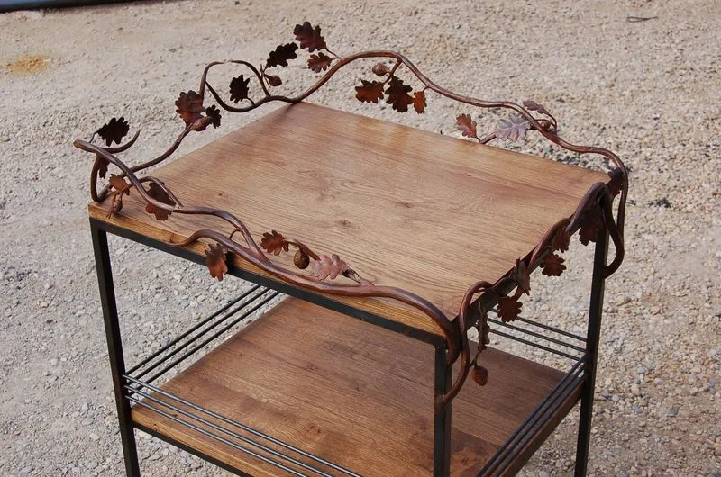 TABLE PLATEAU CHÊNE - Image 3